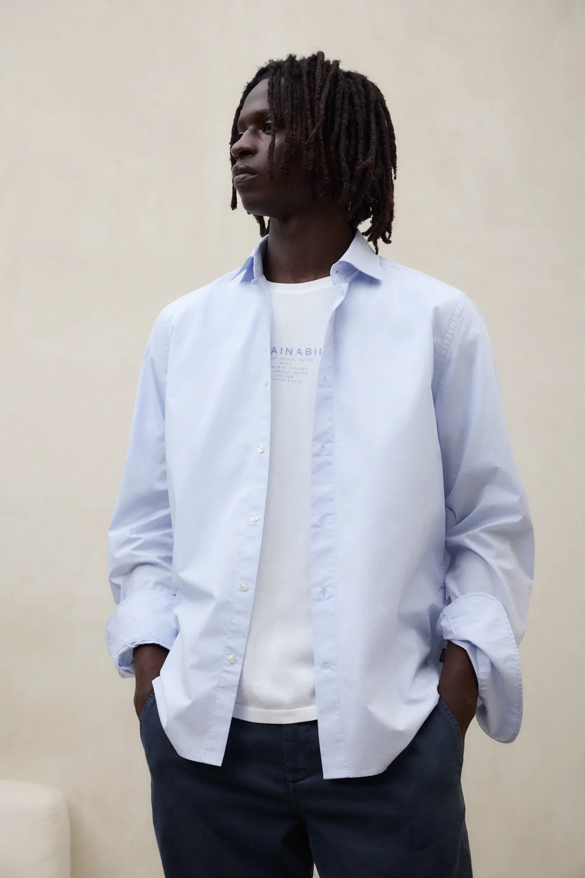 CAMISA ALFREDO AZUL CLARO - Image 3