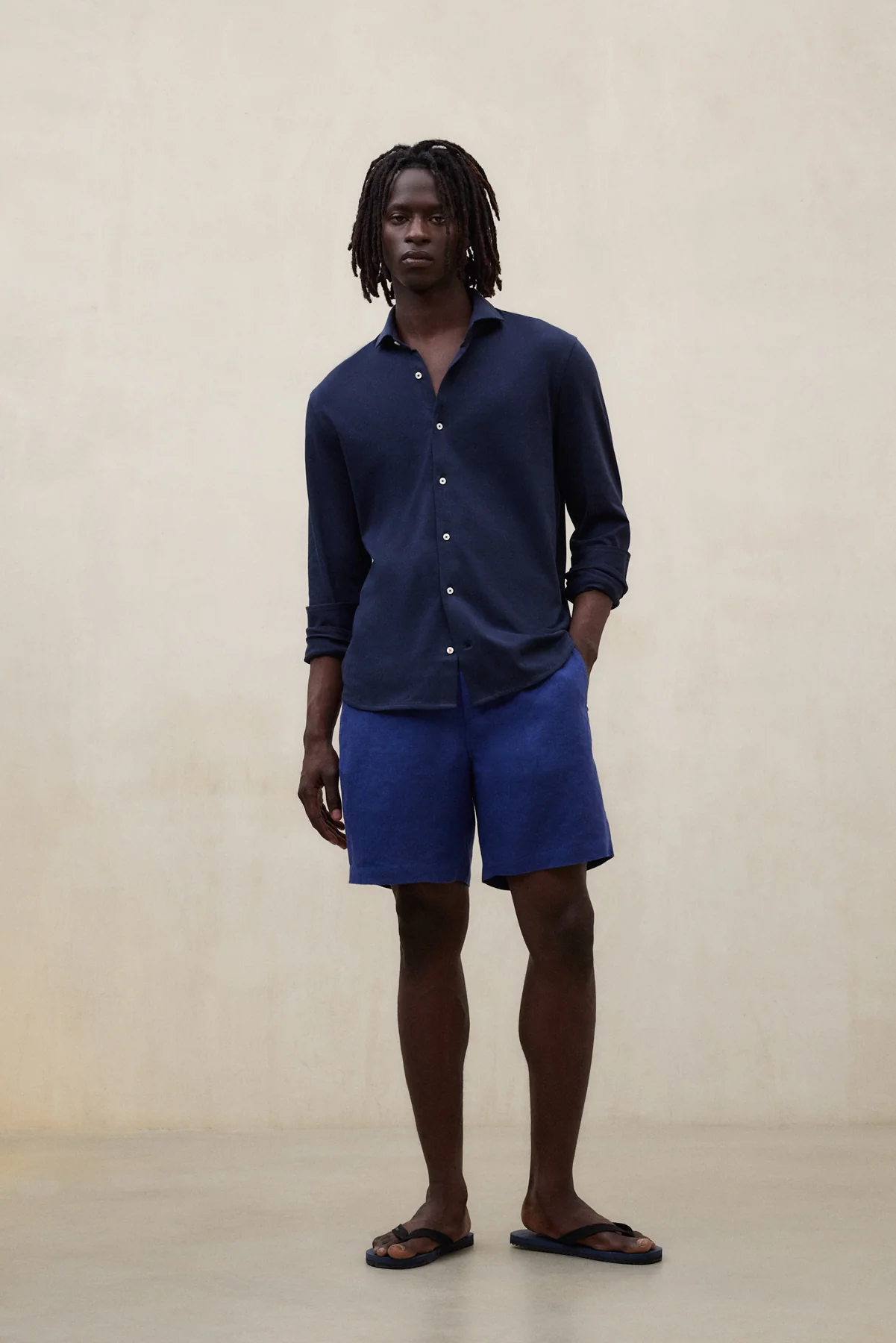 CAMISA MOLE AZUL MARINO - Image 4